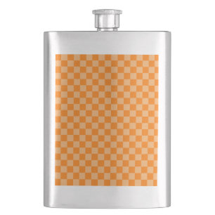 Orange Combination Checkerboard von ShirleyTaylor Flachmann