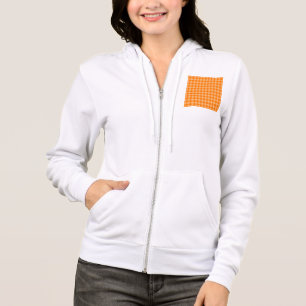 Orange Combination Diamond Pattern STaylor Hoodie