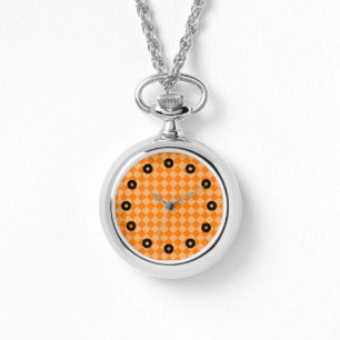 Orange Combination Diamond Pattern von STaylor Armbanduhr