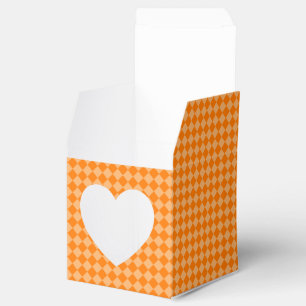 Orange Combination Diamond Pattern von STaylor Geschenkschachtel