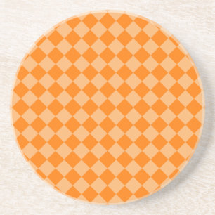 Orange Combination Diamond Pattern von STaylor Getränkeuntersetzer