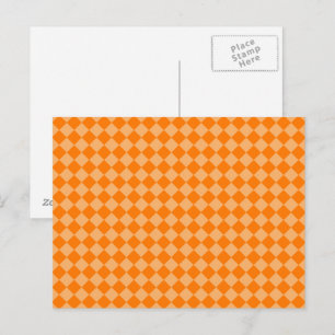 Orange Combination Diamond Pattern von STaylor Postkarte