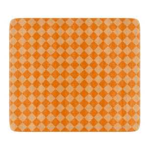 Orange Combination Diamond Pattern von STaylor Schneidebrett