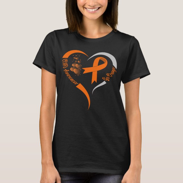 Orange COPD T-Shirt (Vorderseite)
