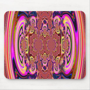 Orange Cosmic Spectacular Mousepad