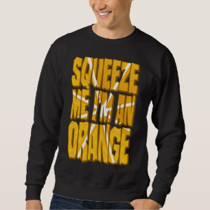 Orange Costume Funny Halloween Citrus Frucht Slice Sweatshirt