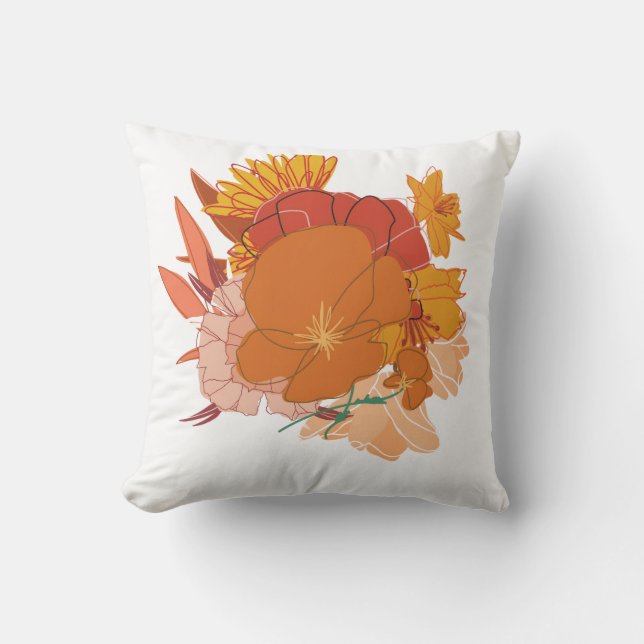 Orange Couch Pillow Kissen (Vorderseite)