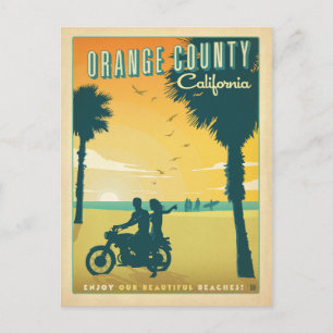 Orange County, Kalifornien Postkarte