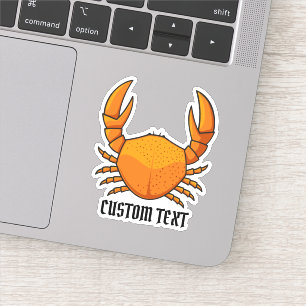 Orange Crab Aufkleber
