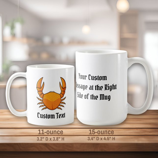 Orange Crab Kaffeetasse (Von Creator hochgeladen)