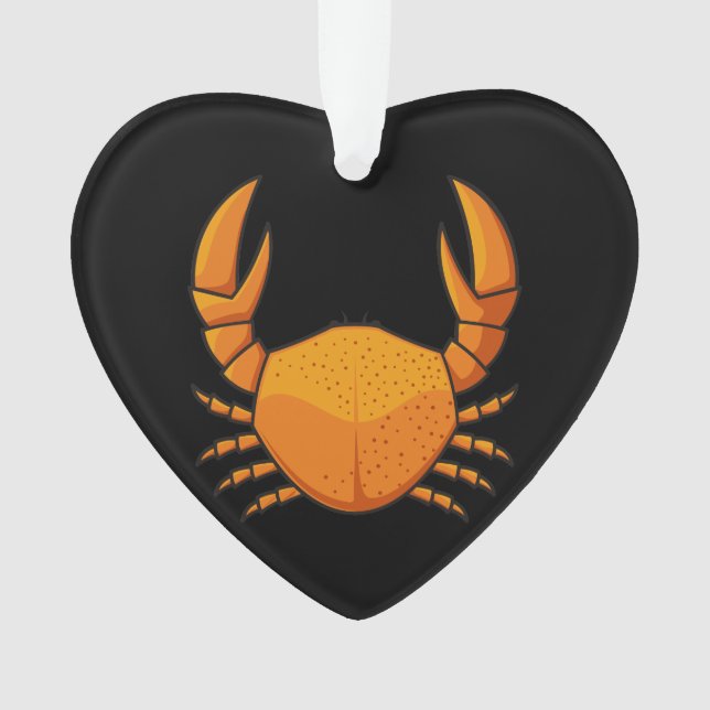 Orange Crab Ornament (Vorderseite)