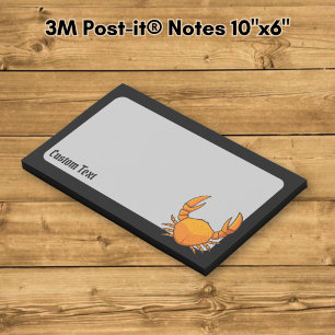 Orange Crab Post-it Klebezettel