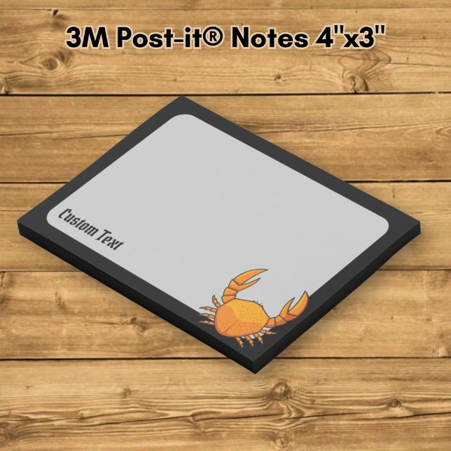 Orange Crab Post-it Klebezettel (Von Creator hochgeladen)