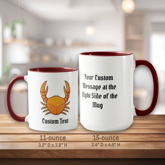 Orange Crab Tasse (Von Creator hochgeladen)