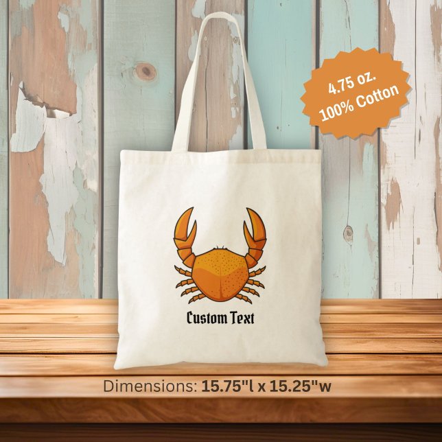 Orange Crab Tragetasche (Von Creator hochgeladen)