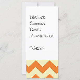 Orange Cream Citrus Zickzack ZigZag Streifen Gesch