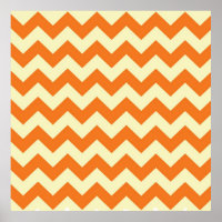 Orange Cream Citrus Zickzack ZigZag Streifen Gesch