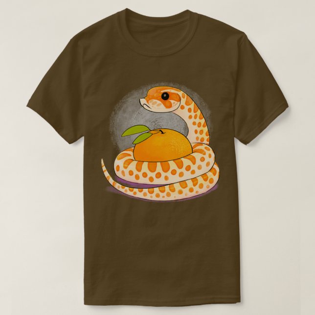 Orange Creamsicle Hognose Snake  T-Shirt (Design vorne)