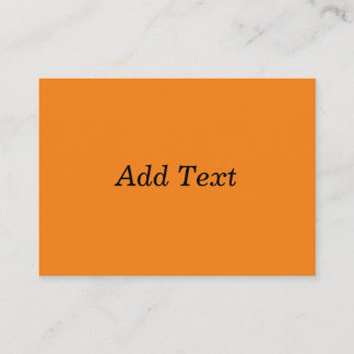 Orange Create Your Own Add Text Custom Begleitkarte
