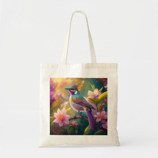 Orange Created Rainbow Jay Fantasy Bird Tragetasche (Vorne)