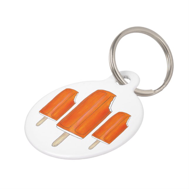 Orange Creme Ice Popsicle Creamsikel Dessert Tiermarke (Seite)