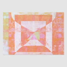 Orange Crush #1 Mixed Media Tissue Paper