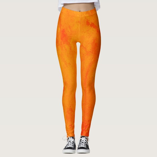 Orange Crush Leggings (Vorderseite)