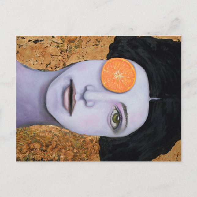 Orange Crush Postkarte (Vorderseite)