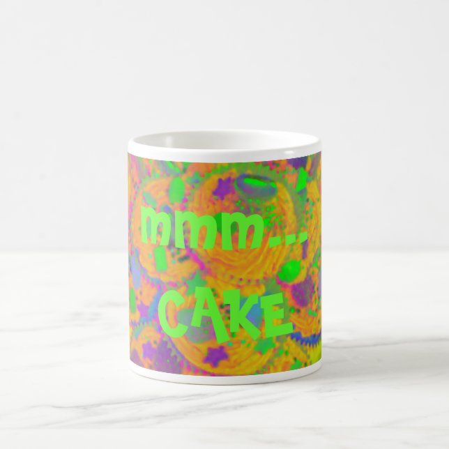 Orange Cupcakes 'mmm....cake-Tasse Tasse (Mittel)