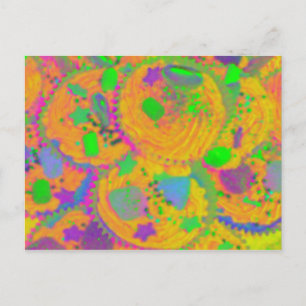 Orange Cupcakes Postkarte