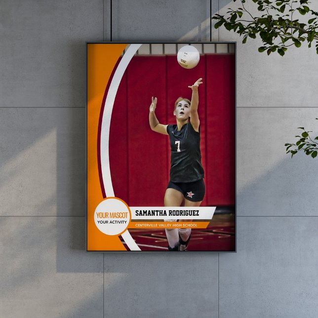 Orange Curry Frame School Foto Poster (Von Creator hochgeladen)