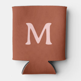 Orange Custom Monogram Burnt Dosenkühler