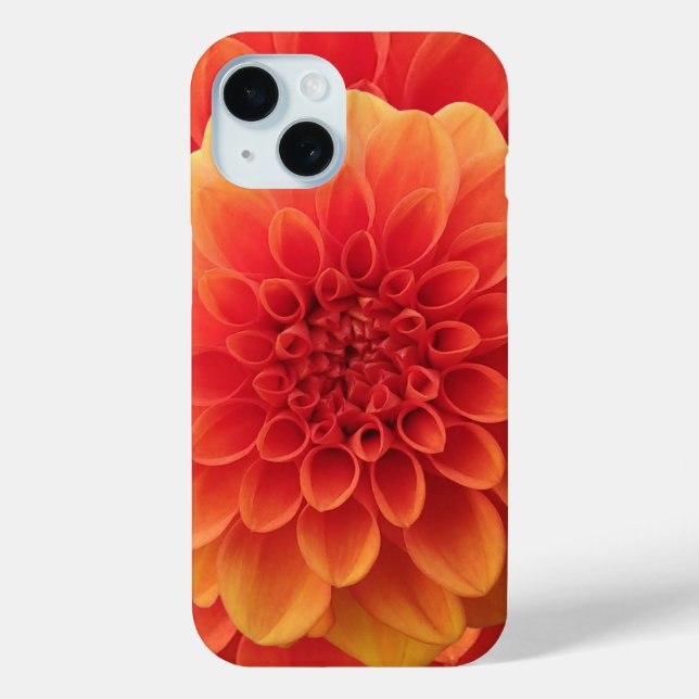 Orange Dahlia Case-Mate iPhone Hülle (Rückseite)