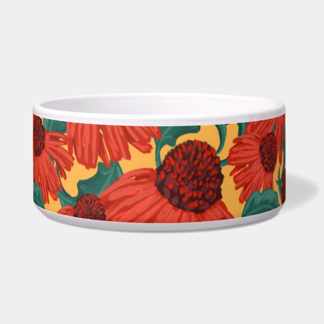 Orange daisy napf (Links)