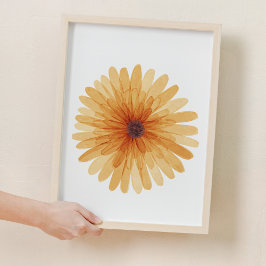 Orange Daisy Sweet Blume Kinderzimmer Dekoration