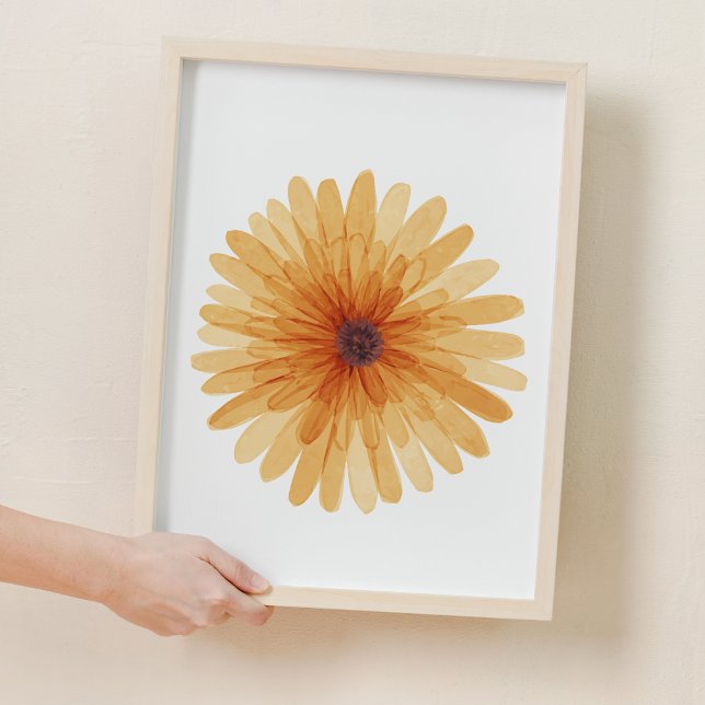 Orange Daisy Sweet Blume Kinderzimmer Dekoration (Orange Sweet Flower Nursery Decor)