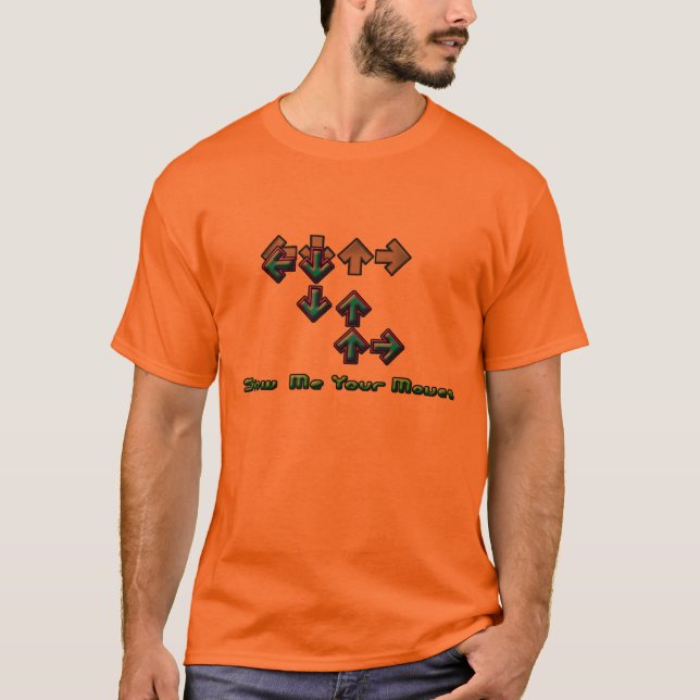 Orange DDR T-Shirt (Vorderseite)