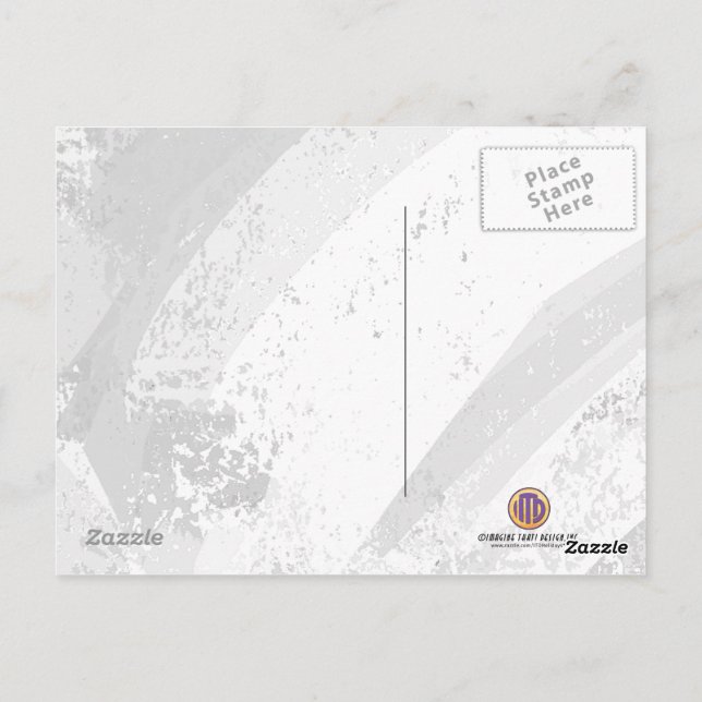 Orange Dekade 90. Geburtstag Postkarte (Rückseite)