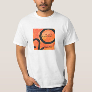 Orange Dekade Geburtstag T-Shirt