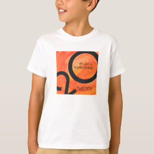 Orange Dekade Geburtstag T-Shirt