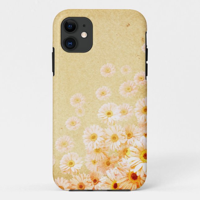 Orange Delicate Blume Iphone 5S Case (Rückseite)