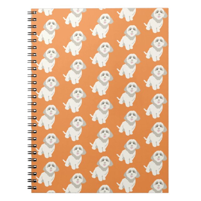 Orange Dog Notebook Notizblock (Vorderseite)