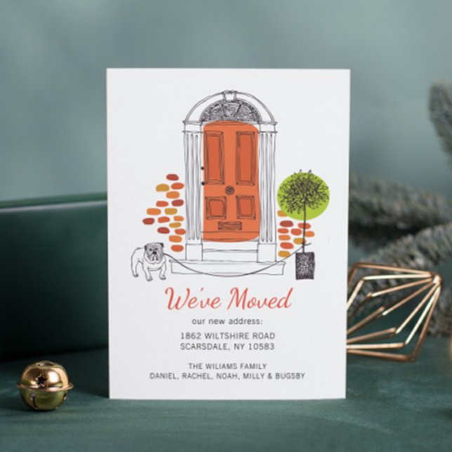 Orange Door Hund, den wir bewegt haben | Ankündigu Ankündigung (Von Creator hochgeladen)