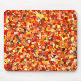 Orange Dot Mousepad