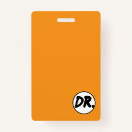 Orange DR. Logo Phone case Ausweis