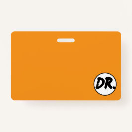 Orange DR. Logo Phone case Ausweis