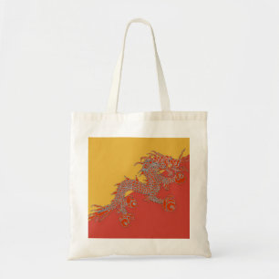 Orange Dragon Bag Tragetasche