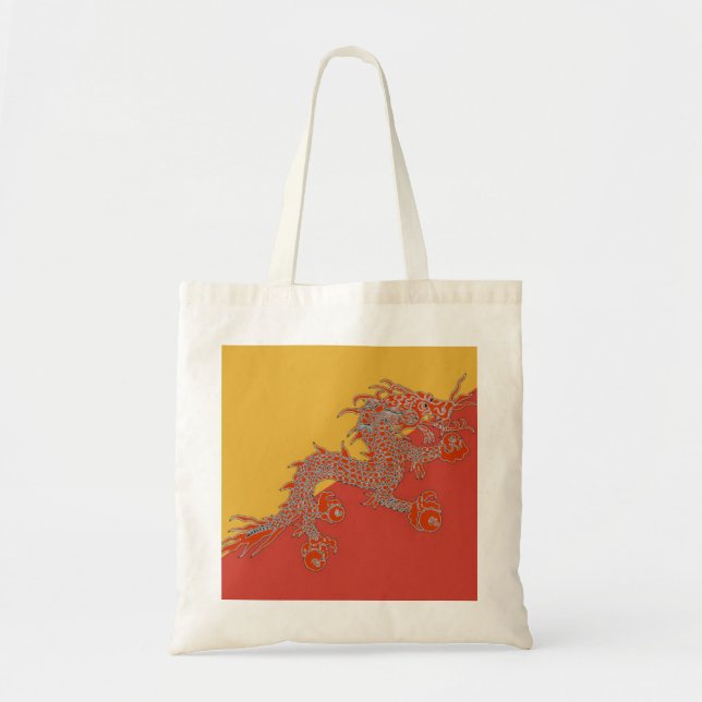 Orange Dragon Bag Tragetasche (Vorne)
