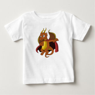 Orange Dragon Cartoon Baby T - Shirt