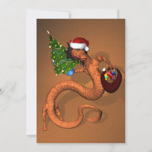 Orange Dragon Einladung